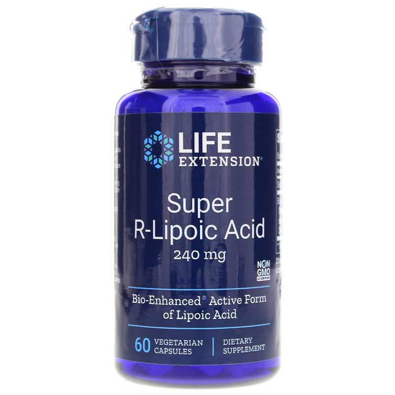 Life Extension Super R-Lipoic Acid 240 Mg 60 Veg Capsules