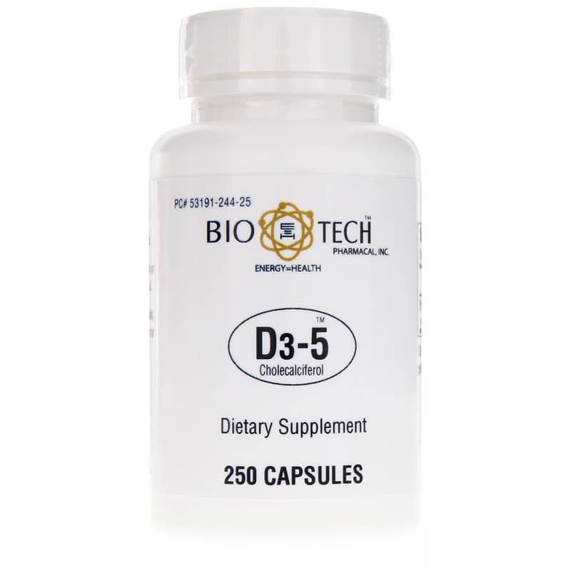 Bio-Tech Pharmacal D3-5 5000 IU 250 Capsules