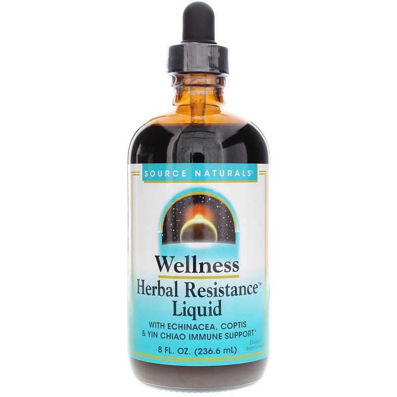 Source Naturals Wellness Herbal Resistance Liquid 8 Oz