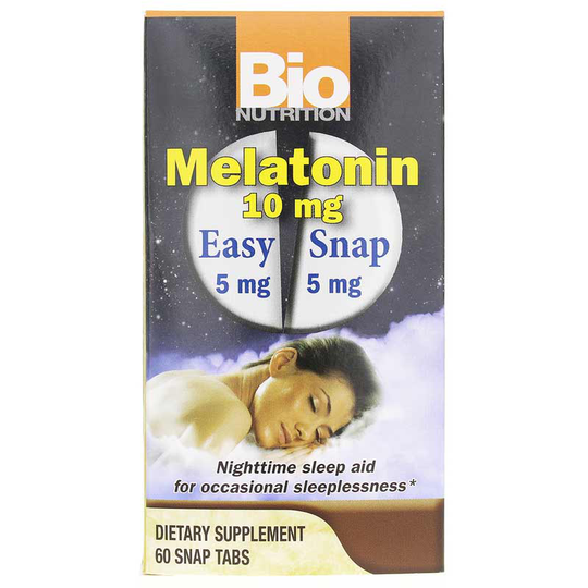 Bio Nutrition Melatonin 10 Mg 60 Snap Tabs
