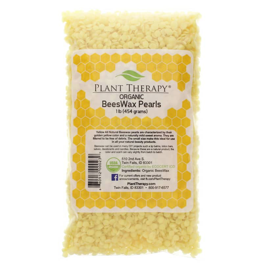 Plant Therapy Organic Beeswax Pearls 1 Lbs