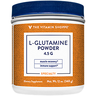 L-Glutamine Powder - Free Form Amino Acid for Muscle & Immune Support - 4,500 MG (12 oz. / 75 Servings)