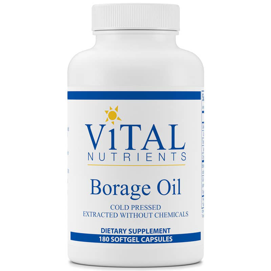 Vital Nutrients Borage Oil 1000 Mg 180 Softgels