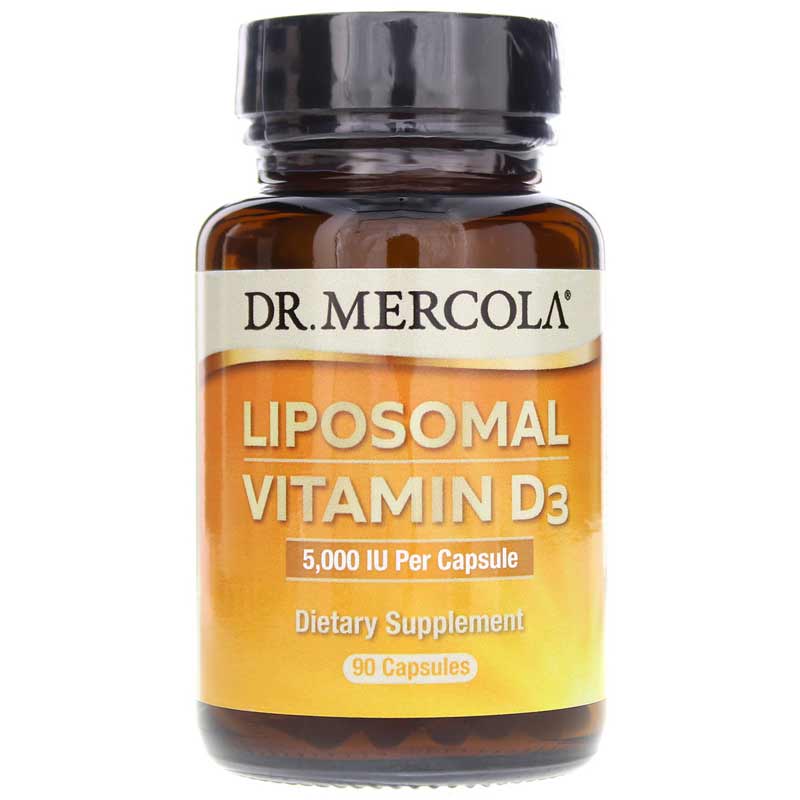 Dr. Mercola Liposomal Vitamin D3 5000 IU 90 Capsules