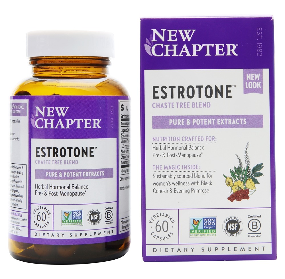 New Chapter - Estrotone - 60 Vegetarian Capsules