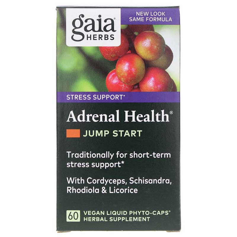 Gaia Herbs Adrenal Health Jump Start 60 Liquid Phyto Caps