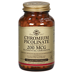 Chromium Picolinate - Elemental Chromium - 200 MCG (180 Vegetarian Capsules)