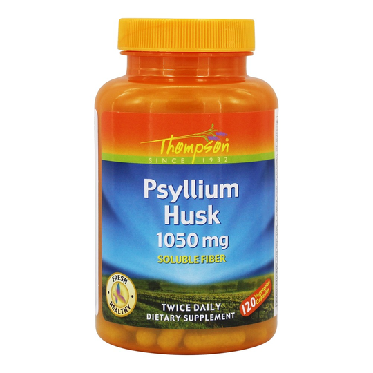 Thompson - Psyllium Husk Soluble Fiber 1050 mg. - 120 Capsules