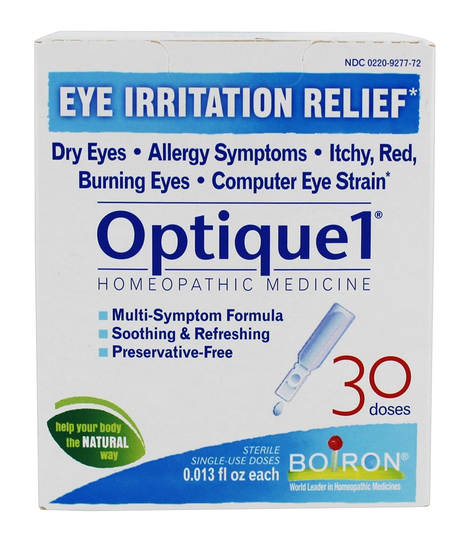 Boiron - Optique1 Eye Drops Homeopathic Medicine for Eye Irritation Relief - 30 Dose(s)