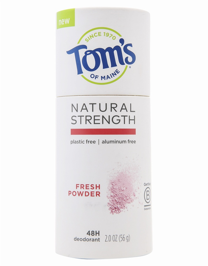 Tom's of Maine - Natural Strength Plastic-Free Aluminum-Free Deodorant Fresh Powder - 2 oz.
