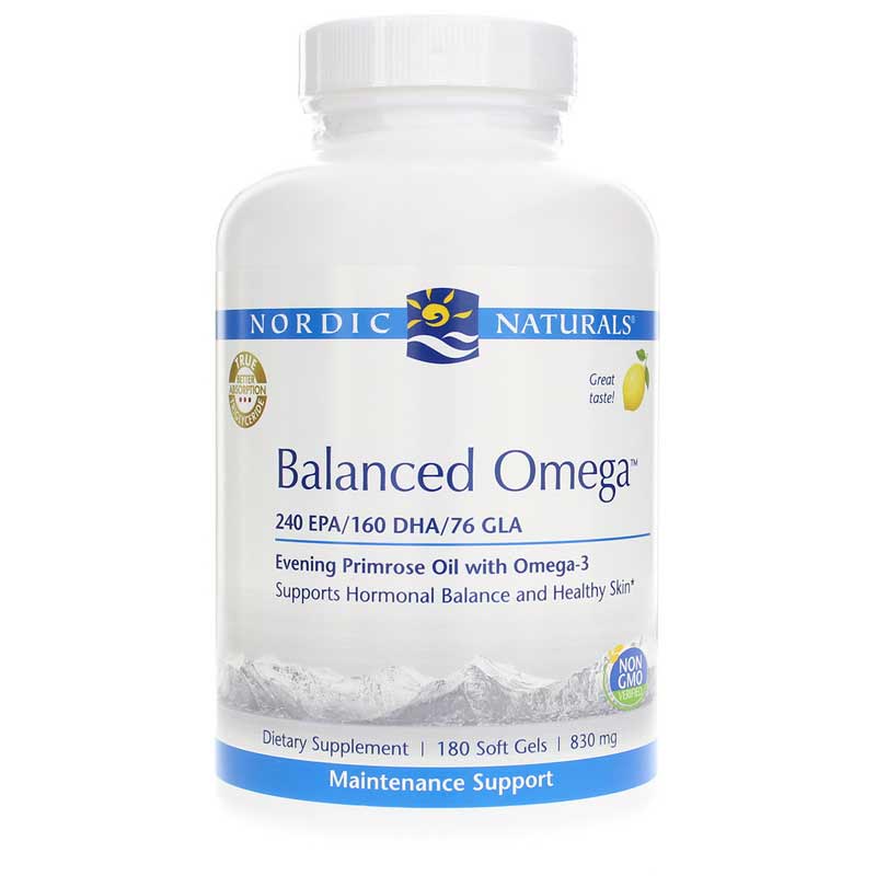 Nordic Naturals Balanced Omega Pro 180 Softgels