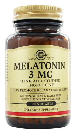 Solgar - Melatonin 3 mg. - 120 Nugget(s)