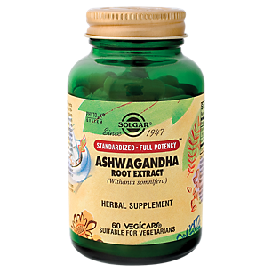 Ashwagandha Root Extract - Standardized Full Potency (60 Vegetarian Capsules)