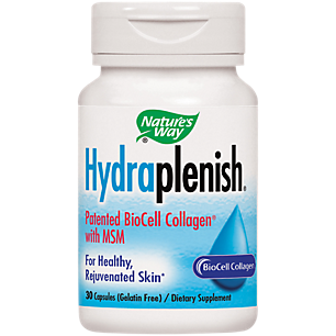 Hydraplenish Hyaluronic Acid + MSM with BioCell Collagen - Supports Healthy, Rejuventated Skin (30 Vegetable Capsules)