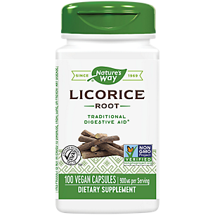 Licorice Root - Digestive Aid - 900 MG (100 Vegan Capsules)