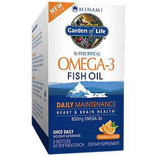 Minami Daily Maintenance Omega-3 Fish Oil -130mg DHA / 590mg EPA - Orange (120 Softgels)