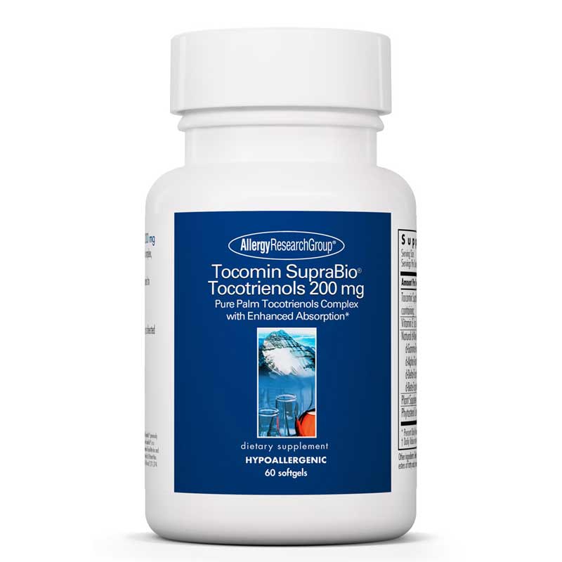 Allergy Research Group Tocomin SupraBio Tocotrienols 200 Mg 60 Softgels