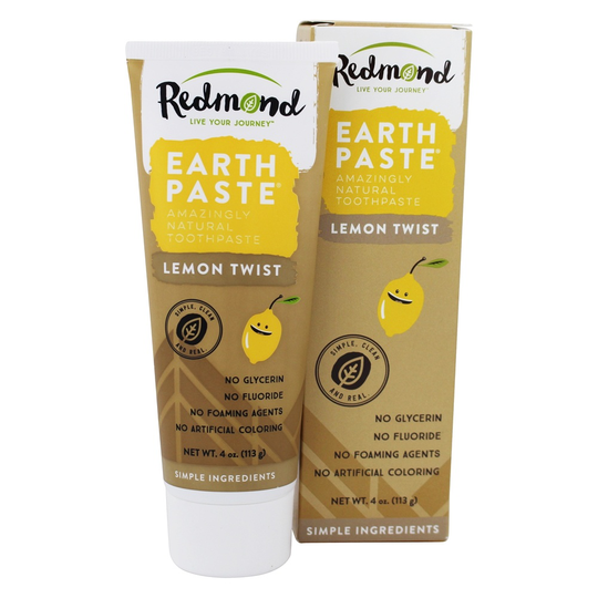 Redmond Trading - Earthpaste Amazingly Natural Toothpaste Lemon Twist - 4 oz.