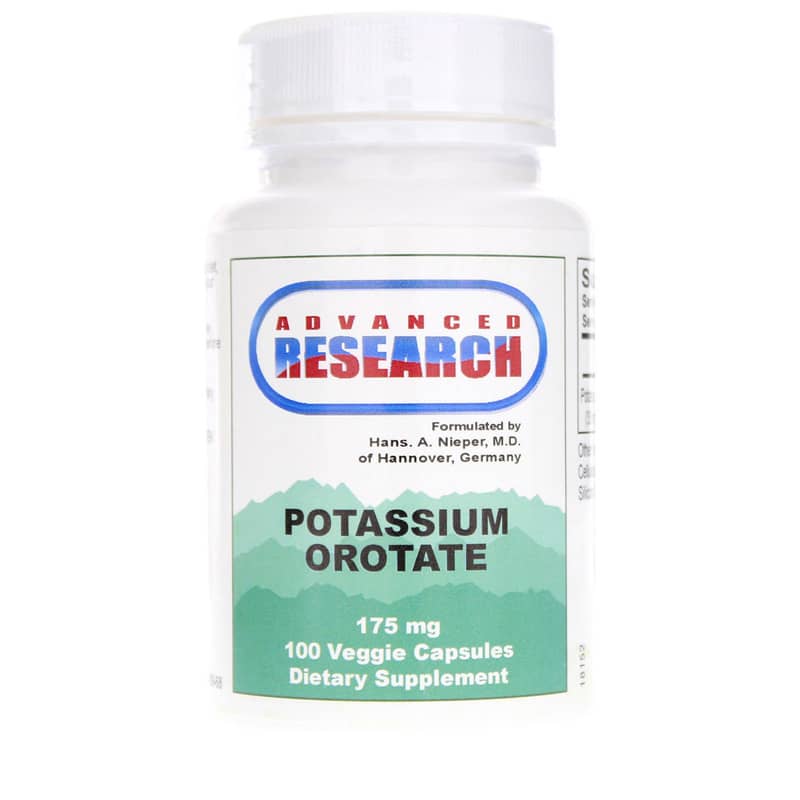 Advanced Research Potassium Orotate 175 Mg 100 Veg Capsules