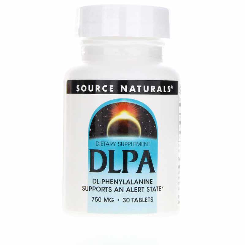 Source Naturals Dlpa 750 Mg 30 Tablets