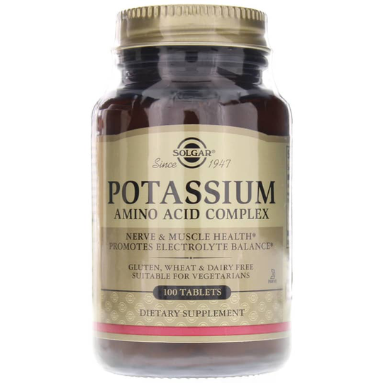 Solgar Potassium Amino Acid Complex 100 Tablets