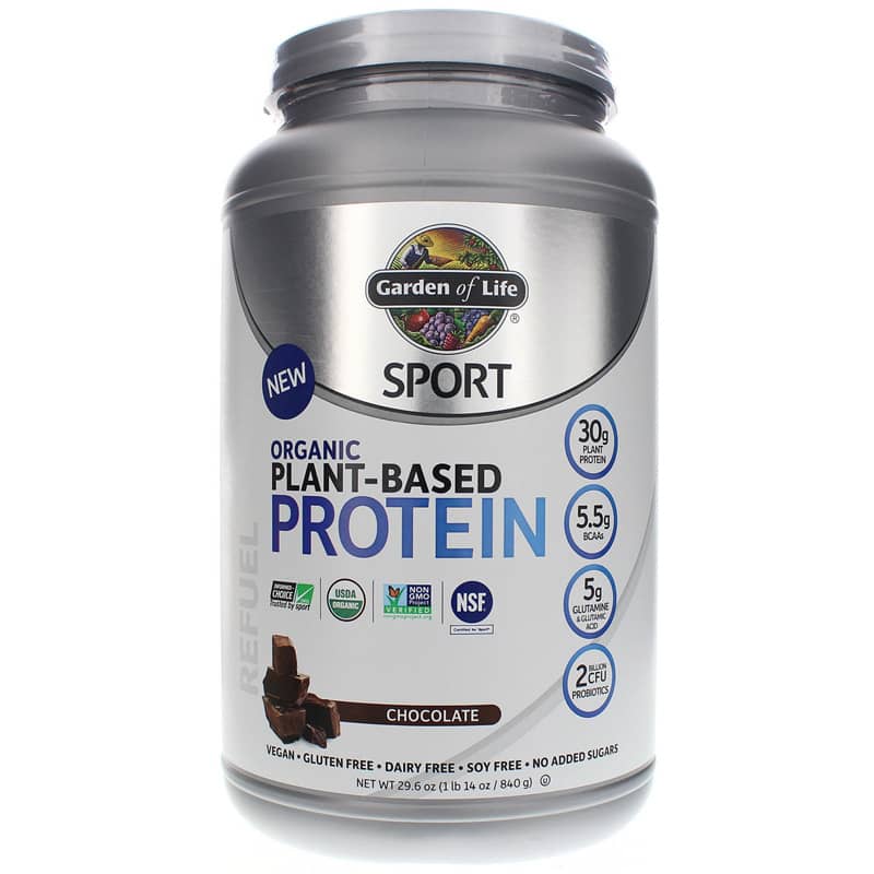Garden of Life Sport Organic Plant-Based Protein Chocolate 29.6 Oz