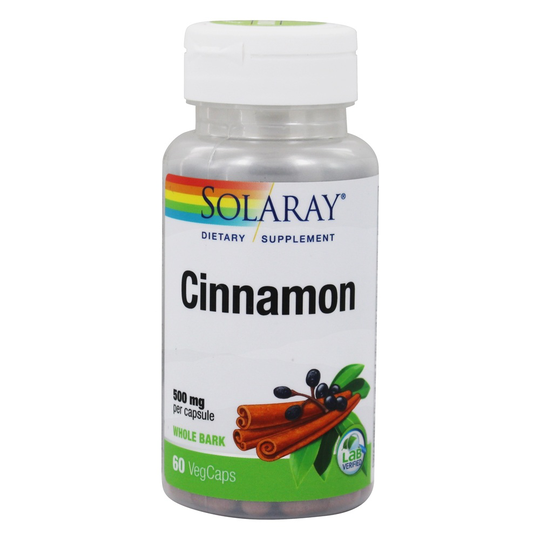 Solaray - Cinnamon Bark 500 mg. - 60 Capsules