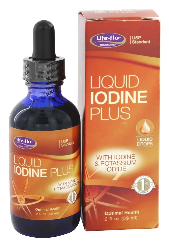 Life-Flo - Liquid Iodine Plus With Iodine & Potassium Iodide - 2 fl. oz.