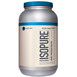 100% Natural Whey Protein Isolate - Natural Vanilla Flavor (3 Lbs. / 22 Servings)