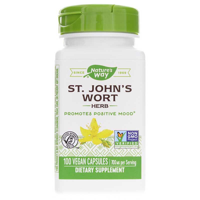Natures Way St. John's Wort 100 Vegan Capsules