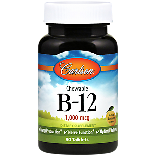 Vitamin B12 - 1,000 MCG (90 Chewable Tablets)