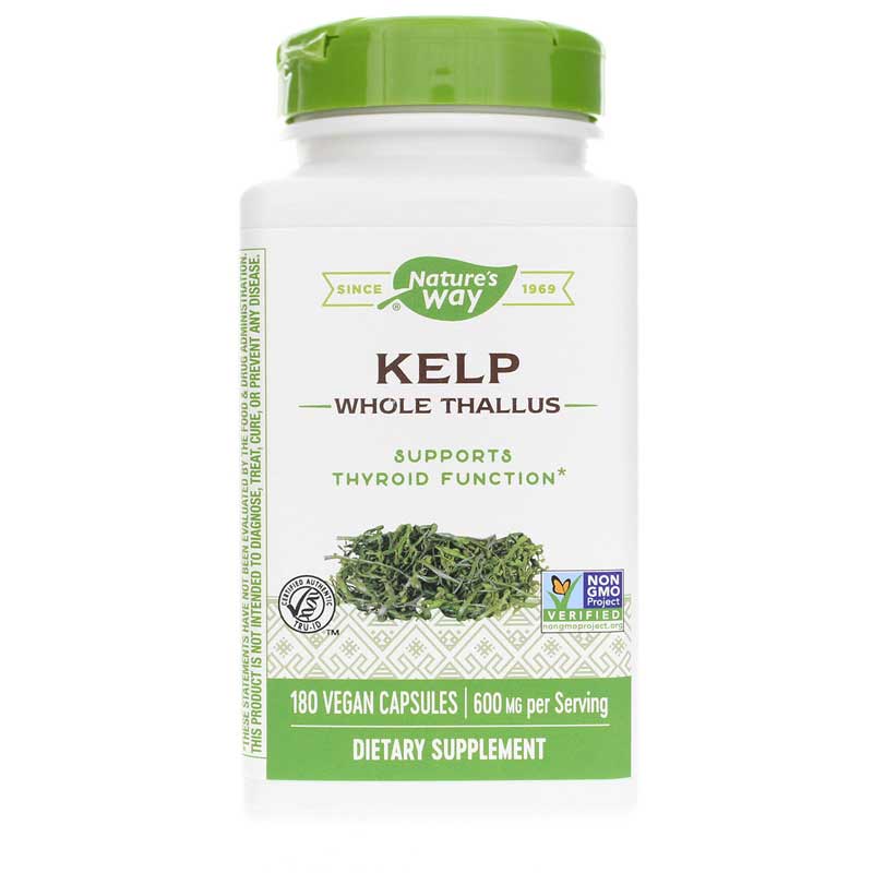 Natures Way Kelp 180 Veg Capsules