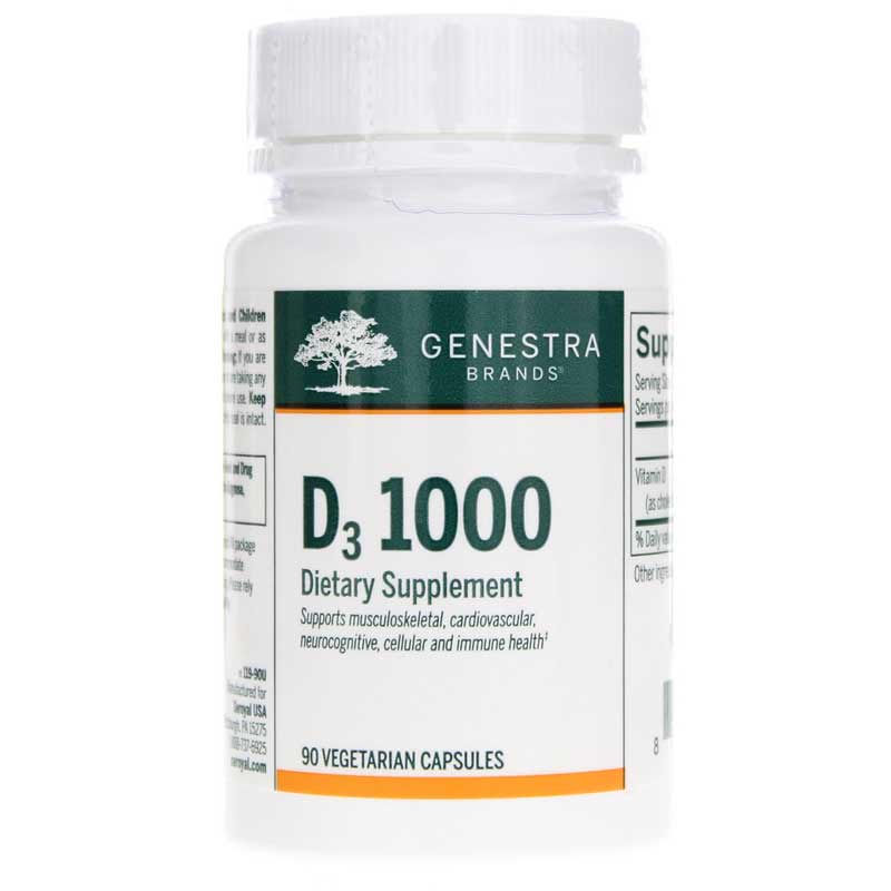 Genestra D3 1000 90 Veg Capsules