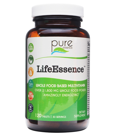 Pure Essence Labs - LifeEssence Whole Food Based Multivitamin - 120 Tablets