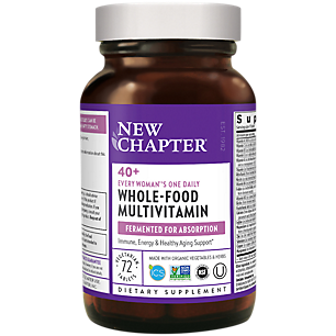Organic Multivitamin for Every Woman 40+ - Whole-Food Complex - Once Daily (72 Tablets)