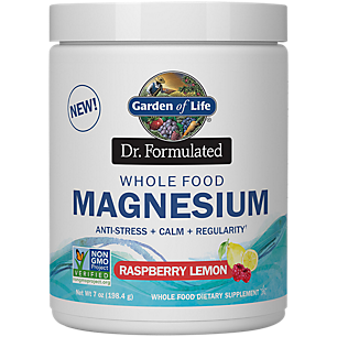Dr. Formulated Whole Food Magnesium Powder - Raspberry Lemon (40 Servings)