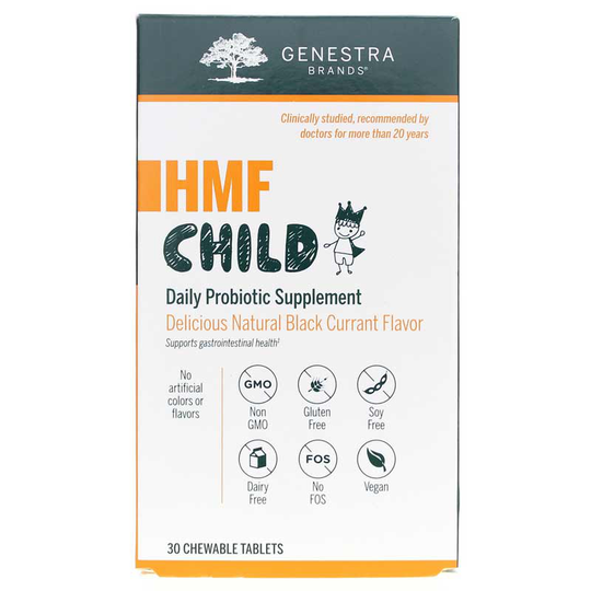 Genestra HMF Child Daily Probiotic Supplement 30 Chewable Tablets
