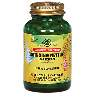 Stinging Nettle Leaf Extract - Standardized Full Potency (60 Vegetarian Capsules)