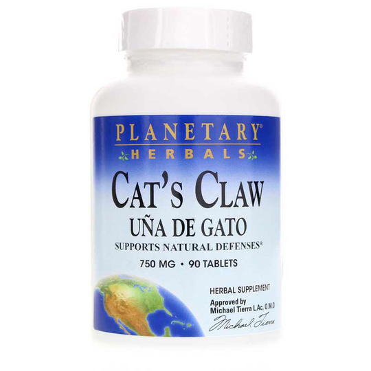 Planetary Herbals Cat's Claw 750 Mg Tablets 90 Tablets