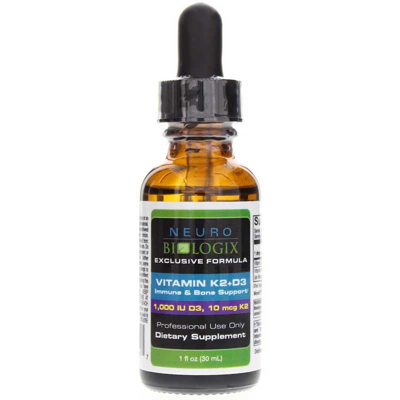 Neurobiologix Vitamin K2 + D3 Liquid 1 Oz