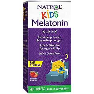 Melatonin for Kid's - 1 MG - Strawberry (40 Tablets)