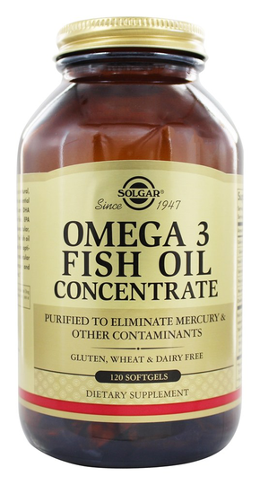 Solgar - Omega 3 Fish Oil Concentrate - 120 Softgels