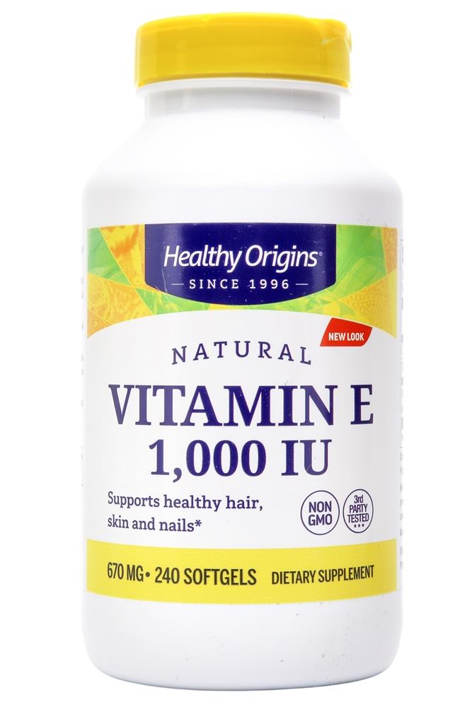 Healthy Origins - Natural Vitamin E 1000 IU - 240 Softgels