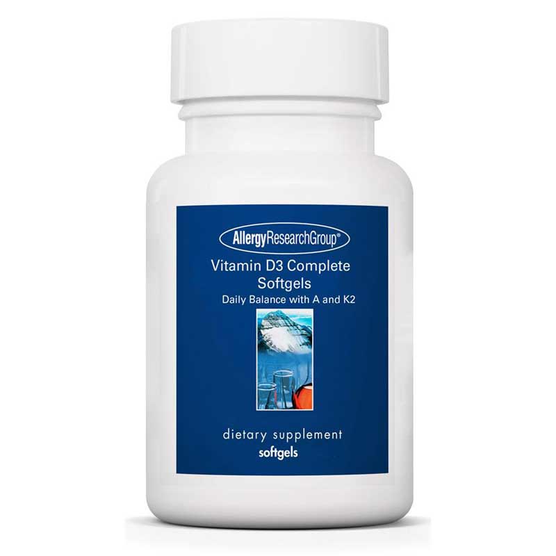 Allergy Research Group Vitamin D3 Complete Softgels 120 Softgels