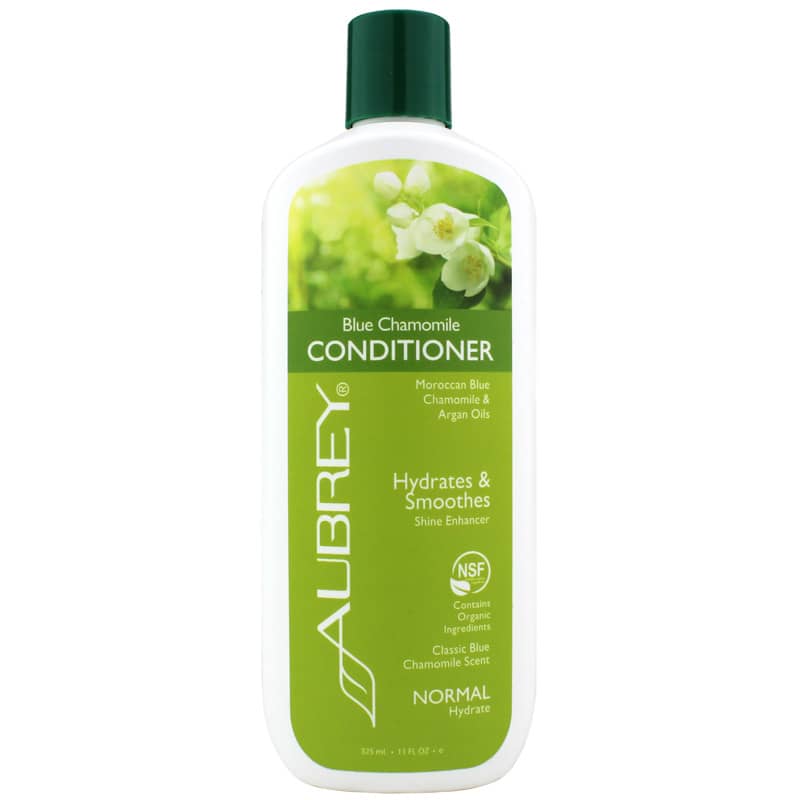 Aubrey Organics Blue Chamomile Conditioner Hydrates & Smoothes 11 Oz