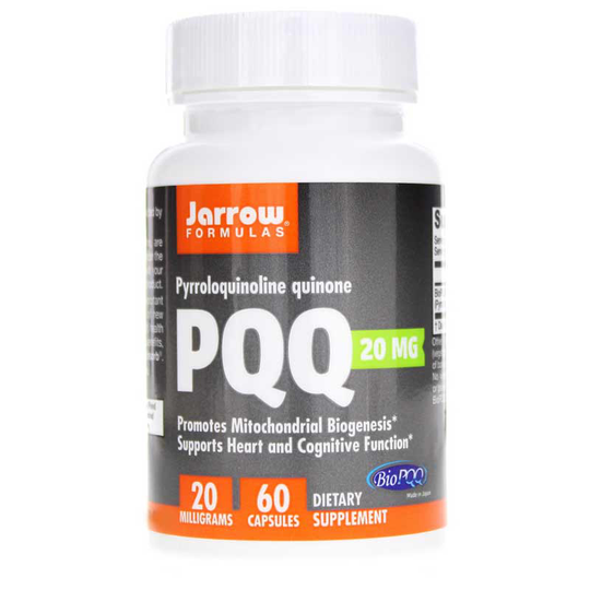 Jarrow Formulas PQQ Pyrroloquinoline Quinone 20 Mg 60 Capsules