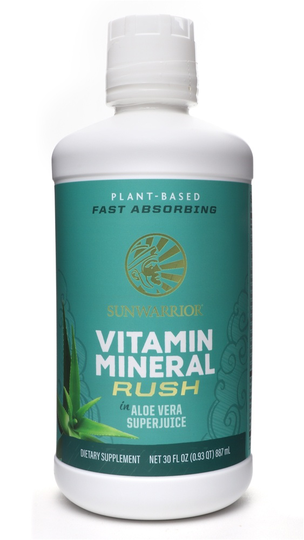 Sunwarrior - Liquid Vitamin Mineral Rush in Aloe Vera Superjuice - 30 fl. oz.