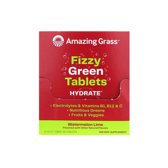 Amazing Grass Green Superfood Hydrate Effervescent Greens 60 Tablets