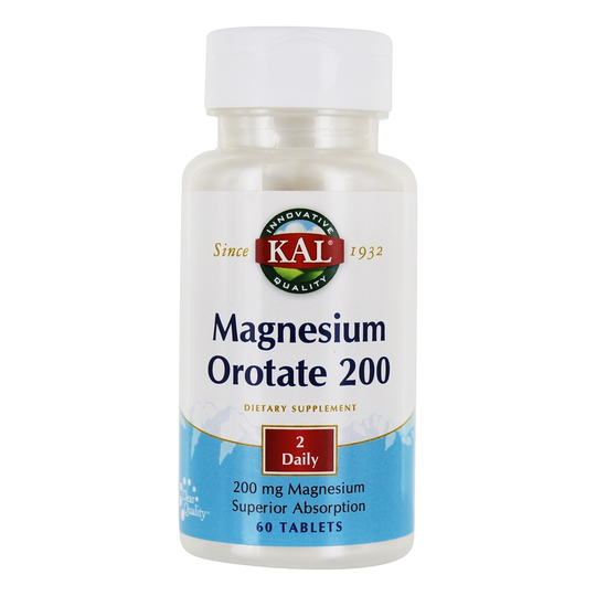 Kal - Magnesium Orotate 200 mg. - 60 Tablets
