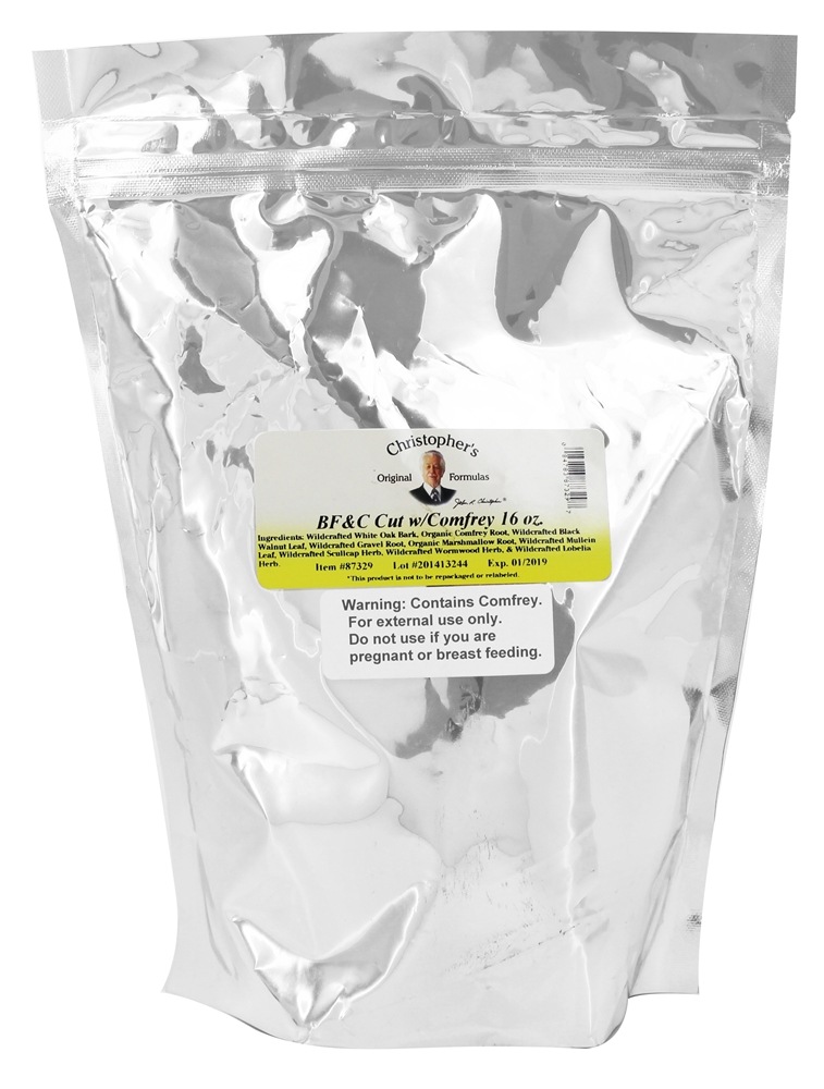 Dr. Christopher's Original Formulas - BF&C Cut w/Comfrey - 16 oz.